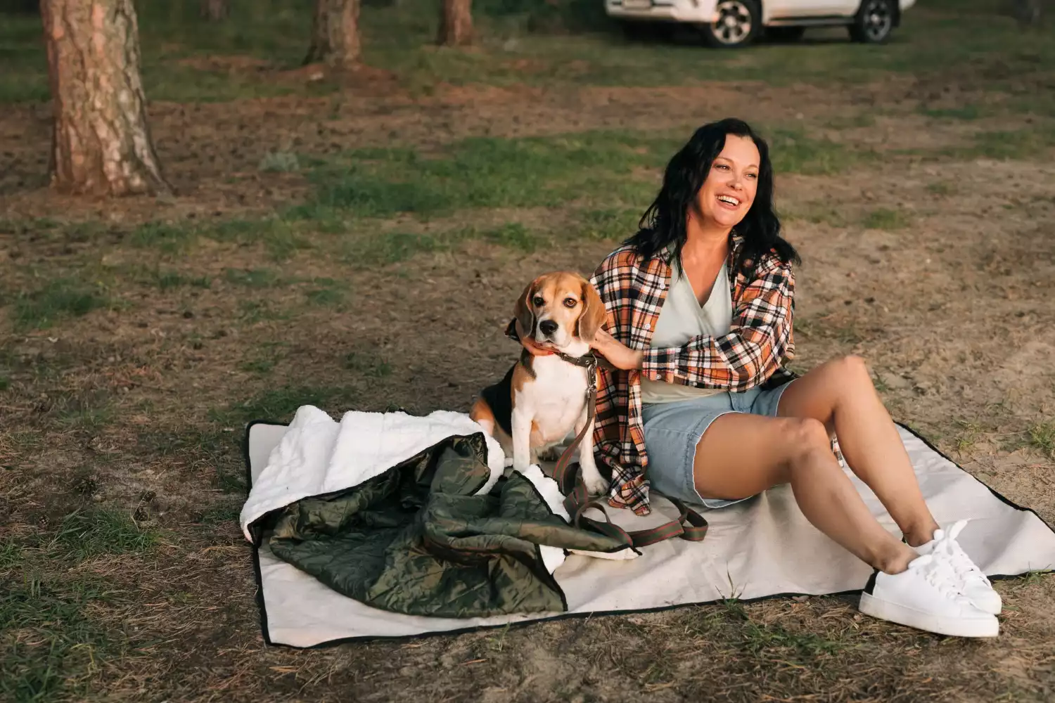 light picnic blanket