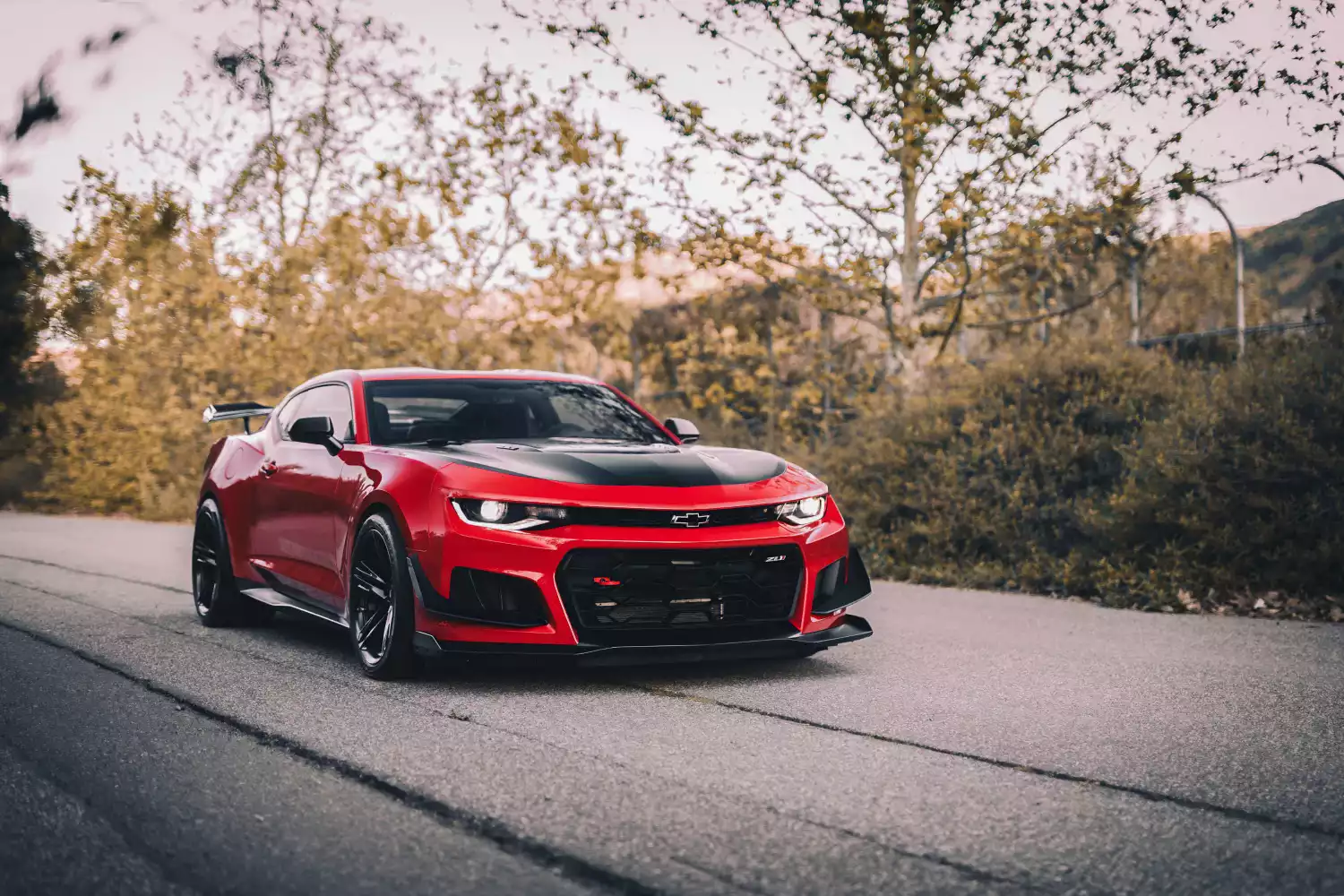 Chevrolet Camaro organizer for road trip