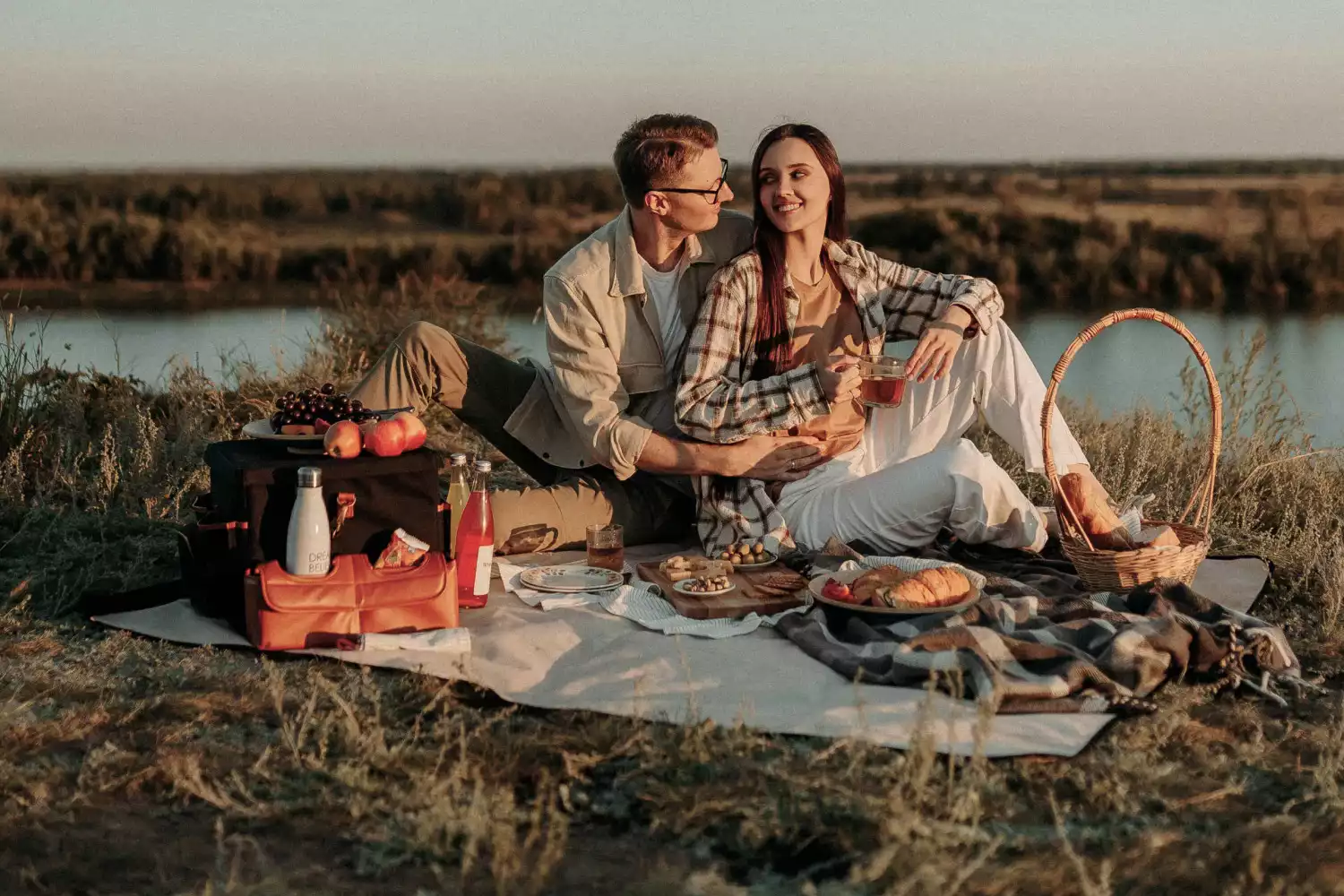 woven picnic blanket